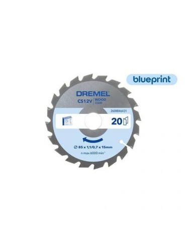 DISCO MADERA BLUEPRINT 85MM CS500 2608846431