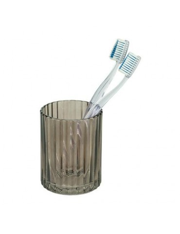 VASO DE DIENTES VIDRIO POMPEI GRIS 26163100