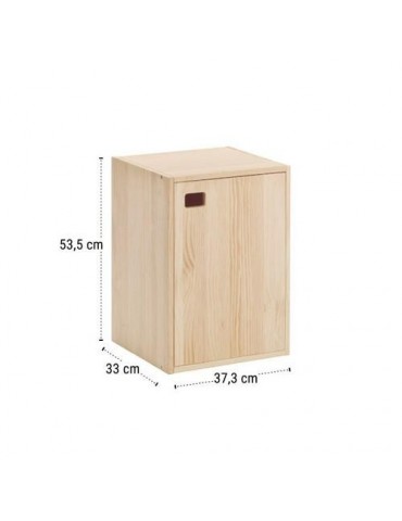 MUEBLE DINAMIC 1 PUERTA VERTICAL PINO MACIZO
