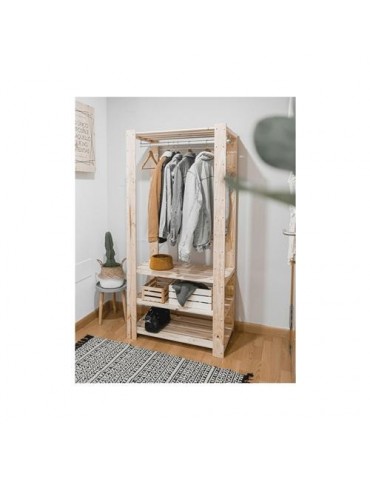 KIT VESTIDOR EVOLUTION 175X76.7X43CM PINO EVPE40.9