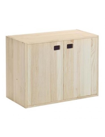 ARMARIO PINO 2 PUERTAS 3 BALDAS DINAMIC DM2HOR.99