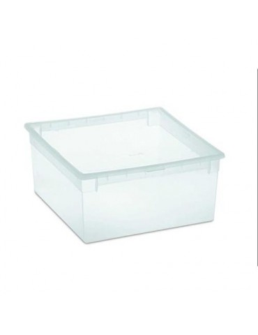 CAJA ORDENACION LIGHT BOX M 12 L. TRANSPARENTE