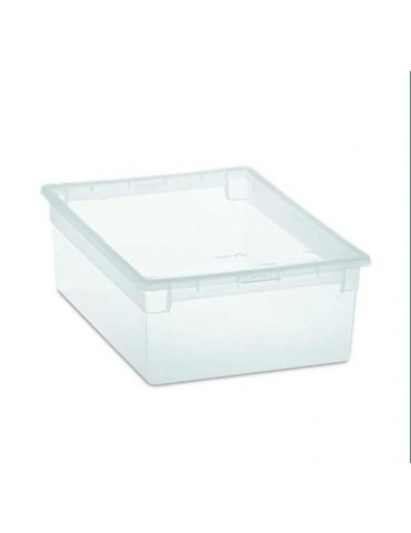 CAJA ORDENACION LIGHT BOX L 23 L. TRANSPARENTE