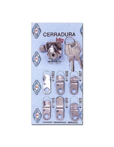 KIT CERRADURA N-1 CROMO CARTERO 60011