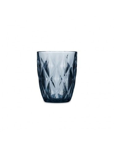 VASO BAJO VIDRIO AZUL 6UDS 28CL MAIA QUID 5428064