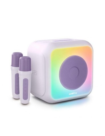 ALTAVOZ BLUETOOTH KARAOKE C/ 2 MICRÓFONOS INALAMBR