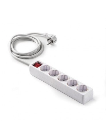BASE 5 TOMAS/TT. CABLE 1.5 M. C/INTERRUPTOR 9/705