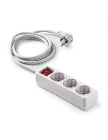 BASE 3 TOMAS/TT. CON INTERRUPTOR CABLE 3 M. 9/803