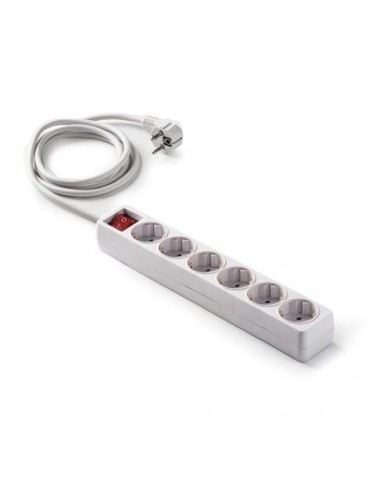 BASE 6 TOMAS/TT. CON INTERRUPTOR CABLE 3 M. 9/806