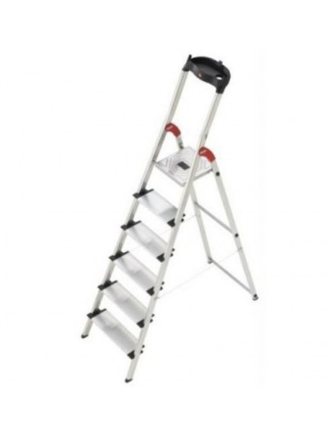 ESCALERA DOMESTICA PELDAÑOS ANCHOS 6 XXL PLASTICA