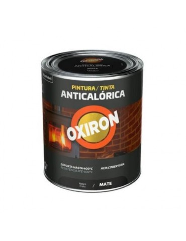 PINTURA ANTICALORICA ON OXIRON NEGRA 750ML