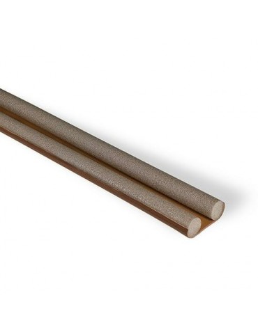 BURLETE DOBLE BAJO PUERTA ESPUMA 95CM MARRON