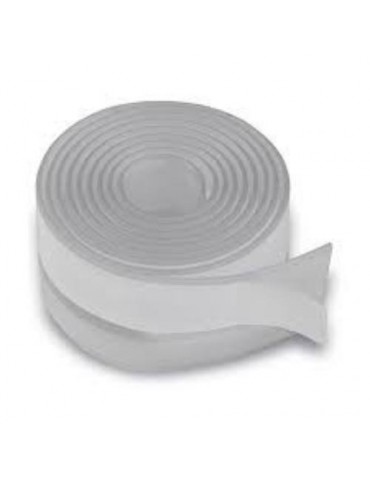 BURLETE PVC EXPANDIDO ADHESIVO 38MMX1M TRANSP.