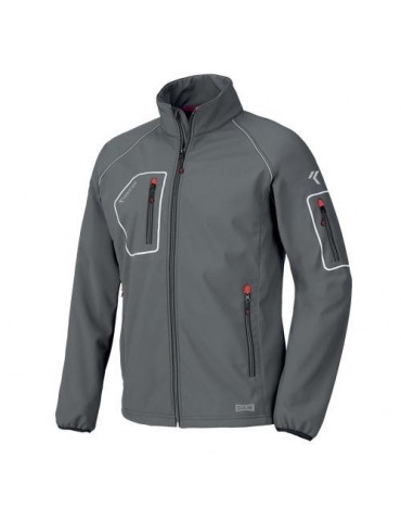 CHAQUETA JUST SOFTSHELL GRIS T.M 04515NB-080