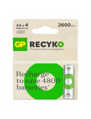 PILA RECARGABLE RECYKO LR6-AA 2700MAH (4UNID)