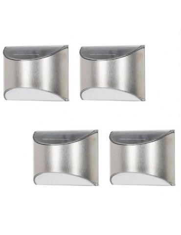 PACK 4 APLIQUES SOLARES LED EXTERIOR PARED 61581