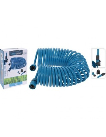MANGUERA DE RIEGO 10M 11MM AZUL/GRIS