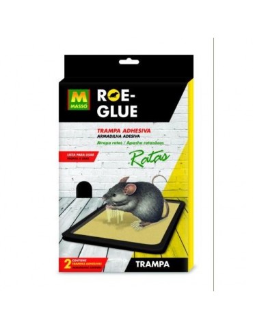 TRAMPA ADHESIVA RATAS ROE GLUE (2) 231556
