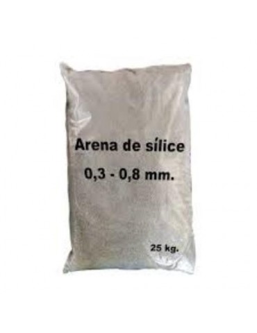 ARENA SILICE S GRUESA (SACO-25 KG.)