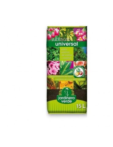 SUBSTRATO UNIVERSAL JARDINERO VERDE 15L.
