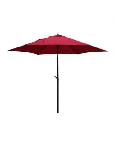 PARASOL ACERO ROJO DIAMETRO 2.7M 893414