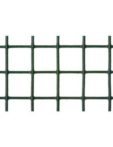 ROLLO MALLA SOLDADA GALVAN.PLAST.VDE. 25X25MM 5X1M
