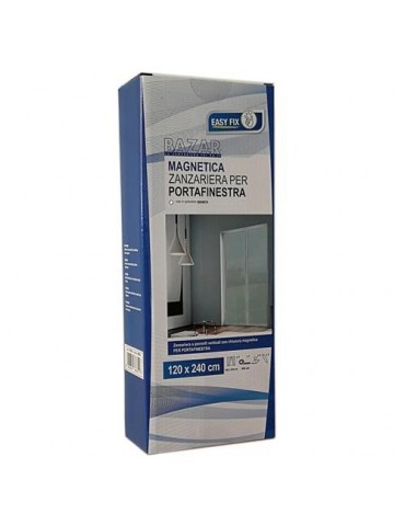 MOSQUITERA MAGNETICA PUERTA 120X240 BLANCO
