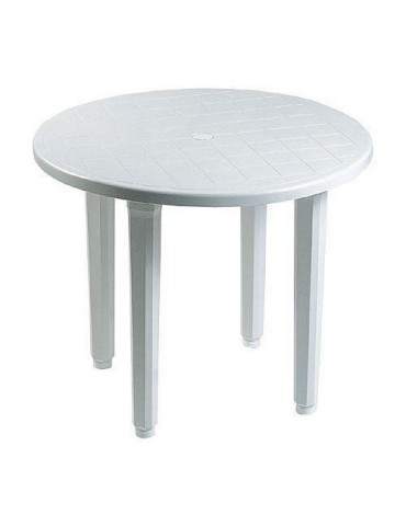 MESA JARDIN REDONDA  90 CM.BL. 4024