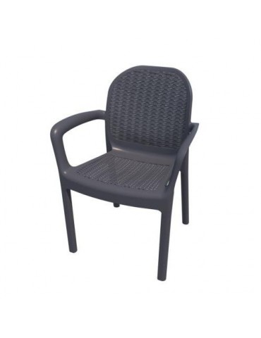 SILLON ELEGANTE RATAN ANTRACITA 8298-06