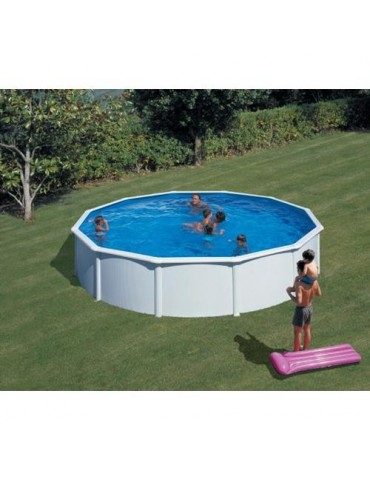 PISCINA ACERO REDON.BCA.FIL/AREN.550X120 KIT550ECO