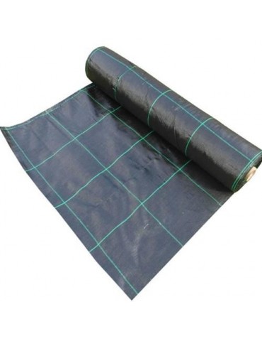 MALLA ANTIHIERBAS 130 GR./M2 1X10 M. NEGRA