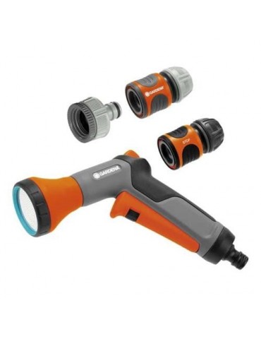 SET PISTOLA DE DUCHA CON CONEXIONES PARA RIEGO