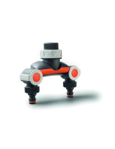 DISTRIBUIDOR DOBLE SALIDA DOBLE REGULACION 3/4"