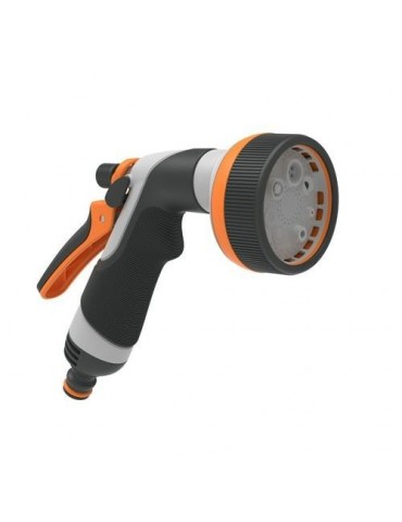 PISTOLA DE RIEGO 8 JET CON EMPÑADURA GOMA