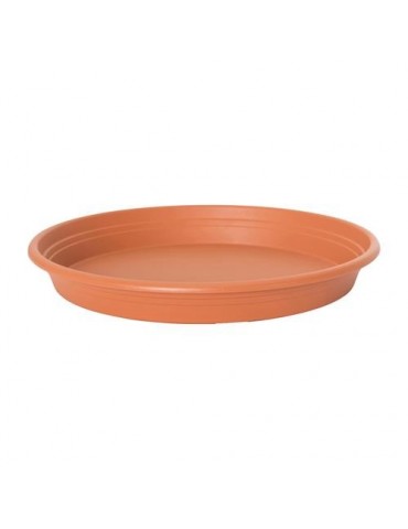 PLATO MACETA BALCON REDONDO TERRACOTA 22CM.