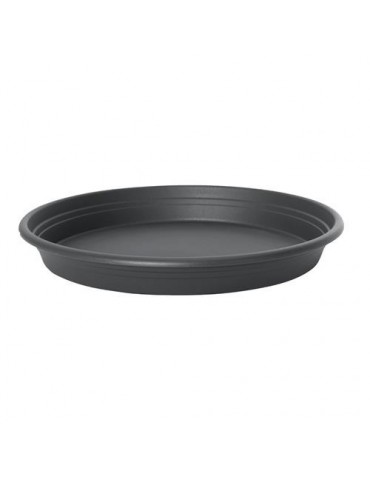 PLATO MACETA BALCON REDONDO ANTRACITA 32CM.