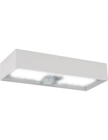APLIQUE LADRILLO SOLAR 900LM 6W 3000K PARED BLANCO