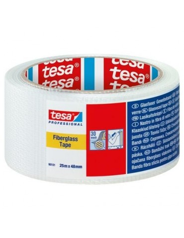 CINTA DE FIBRA DE VIDRIO 25M X 48MM PROFESIONAL