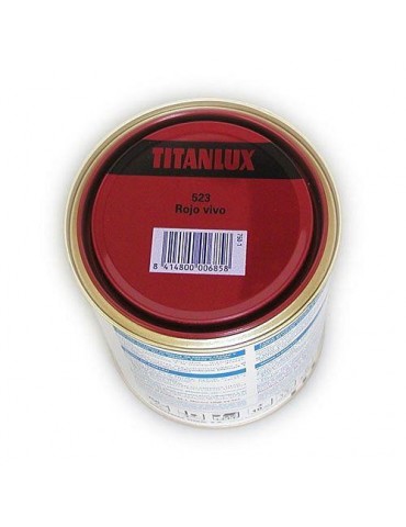 ESMALTE TITANLUX 750 ML. 523 001 ROJO VIVO
