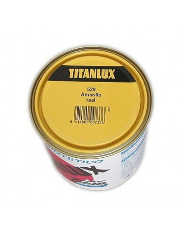 ESMALTE TITANLUX 750 ML. 529 001 AMARILLO REAL