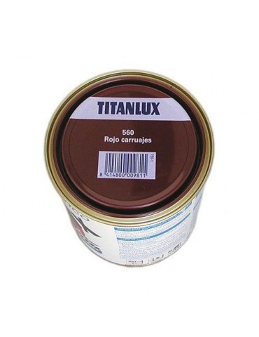 ESMALTE TITANLUX 750 ML. 560 001 ROJO CARRUAJES