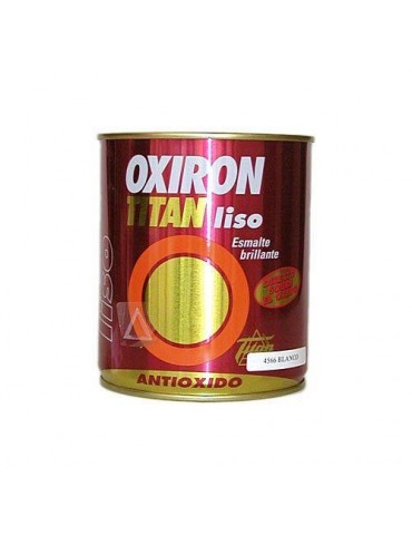 ESMALTE BRILLO OXIRON LISO BLANCO 750 ML.