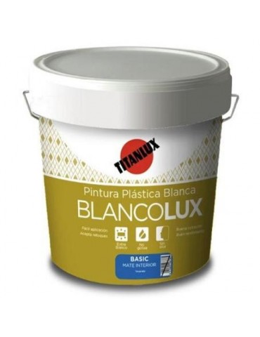 PINTURA PLASTICA BLANCOLUX INTERIOR MATE 20KG.