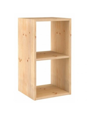 ESTANTERIA MODULAR 2 CUBOS DINAMIC PINO MACIZO