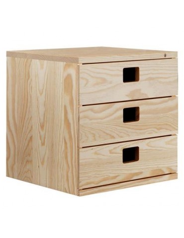 CAJONERA 3 CAJONES DE PINO DINAMIC DMCAJO.99