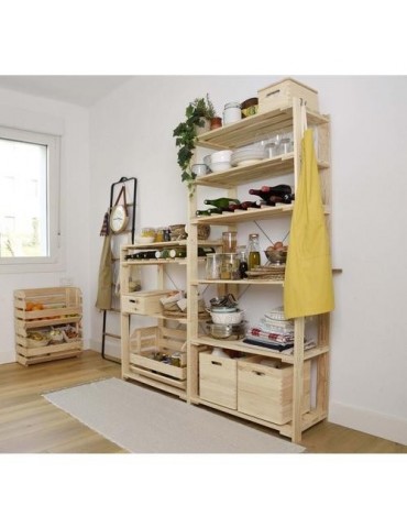 ESTANTERIA EVOLUTION NEW 5 BALDAS PINO EVET50.99