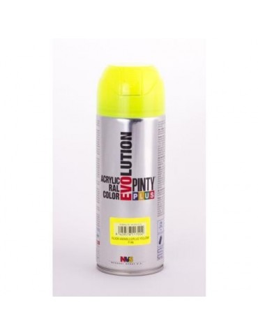 PINTURA SPRAY PINTY PLUS AMARILLO FLUOR.F146 520ML