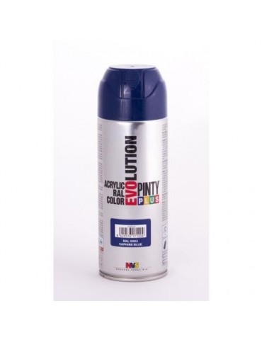 PINTURA SPRAY PINTY PLUS AZUL BRILL.RAL 5003 520ML