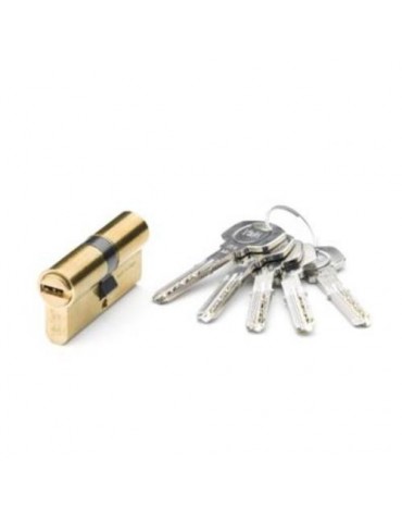 CILINDRO SEGURIDAD 30X30 LATON  YL6 LEVA CORTA