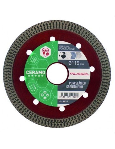DISCO DIAMANTE CERAMO 115 MM. WC115